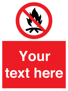 Custom prohibition No campfire